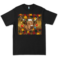 Black Christmas cow Premium Tee - RanaPortraitStore