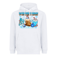White winter vibes Heavyweight Hoodie - MaliasSmallBusiness
