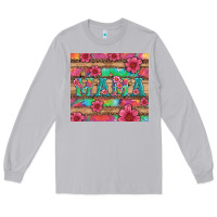 Moon Dust mama with tie dye and flowers Long Sleeve Tee - Artiststas