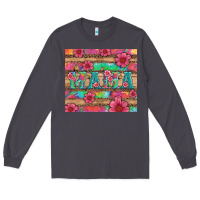 Smoke mama with tie dye and flowers Long Sleeve Tee - Artiststas