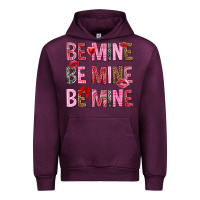 Mauve Wine Be mine be mine be mine Valentine's Day Urban Hoodie - HowdyJamesFarm