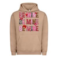 Pigment Burro Be mine be mine be mine Valentine's Day Urban Hoodie - HowdyJamesFarm