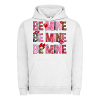 Pigment Lunar Rock Be mine be mine be mine Valentine's Day Urban Hoodie - HowdyJamesFarm