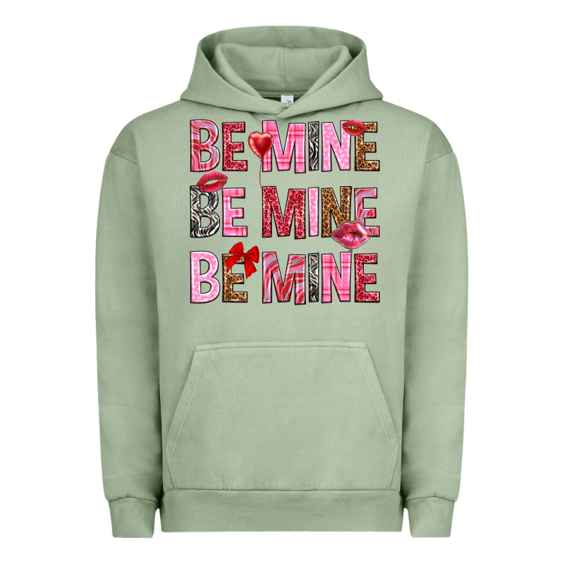 Be Mine Be Mine Be Mine Valentine's Day Urban Hoodie by HowdyJamesFarm | Teevron