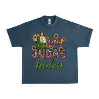 Midnight Navy san judas tadeo sunflower Urban Heavy Tee - JahusDesignShop