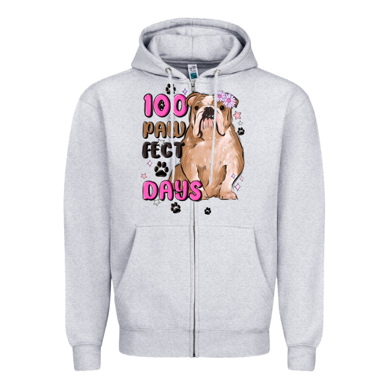 100 Days Of School Zipper Hoodie by MaliasSmallBusiness | Teevron