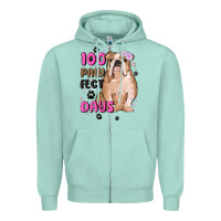Seafoam 100 days of school Zipper Hoodie - MaliasSmallBusiness