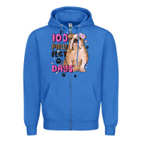 True Royal 100 days of school Zipper Hoodie - MaliasSmallBusiness