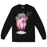 Black milkshake Long Sleeve Tee - AdoDesignShop