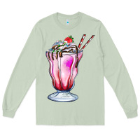 Matcha milkshake Long Sleeve Tee - AdoDesignShop