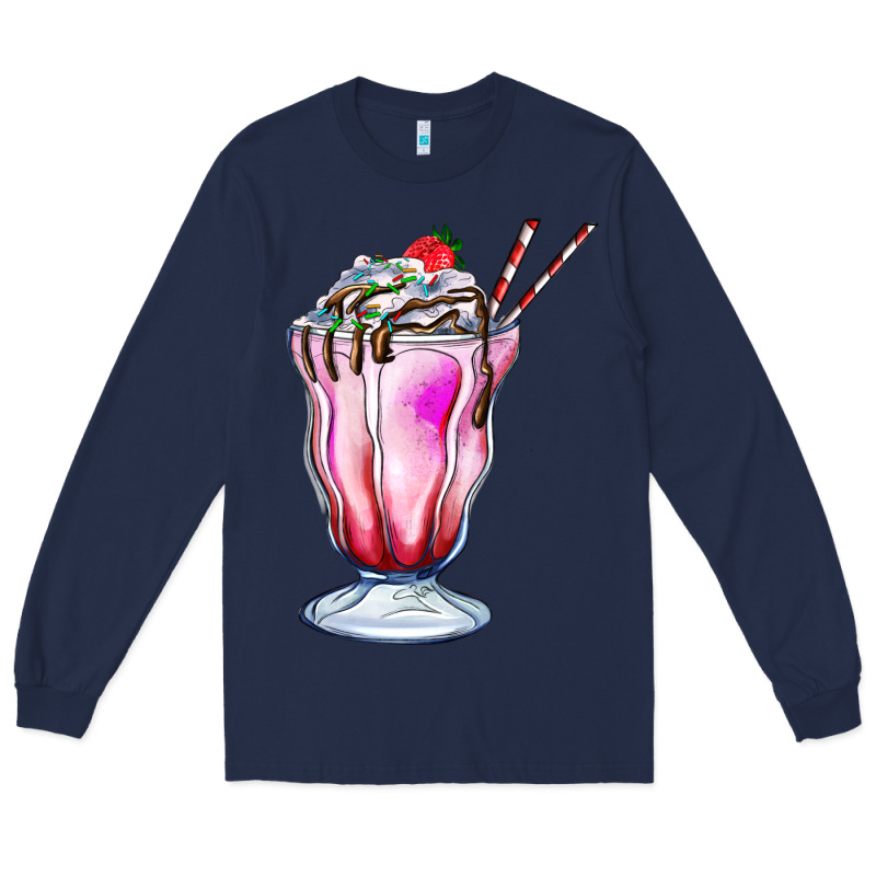 Milkshake Long Sleeve Tee by AdoDesignShop | Teevron