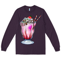 Plum milkshake Long Sleeve Tee - AdoDesignShop