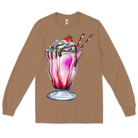 Toasted Coconut milkshake Long Sleeve Tee - AdoDesignShop