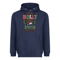 Navy in my holly jolly babe era Heavyweight Hoodie - MaliasSmallBusiness