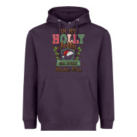 Plum in my holly jolly babe era Heavyweight Hoodie - MaliasSmallBusiness