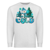 Oatmeal Heather im so freaking cold snowman Premium Sweatshirt - MaliasSmallBusiness