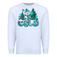 White im so freaking cold snowman Premium Sweatshirt - MaliasSmallBusiness
