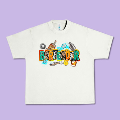 Bartender Urban Heavy Tee Designed By Adodesignshop