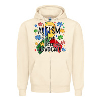 Sandshell autism listen learn advocate Zipper Hoodie - MaliasSmallBusiness
