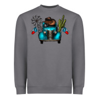 Storm texas truck Heavyweight Sweatshirt - CowhideDigitalArt