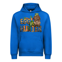 Cobalt Egg hunter with rabbit Easter Day Urban Hoodie - HowdyJamesFarm