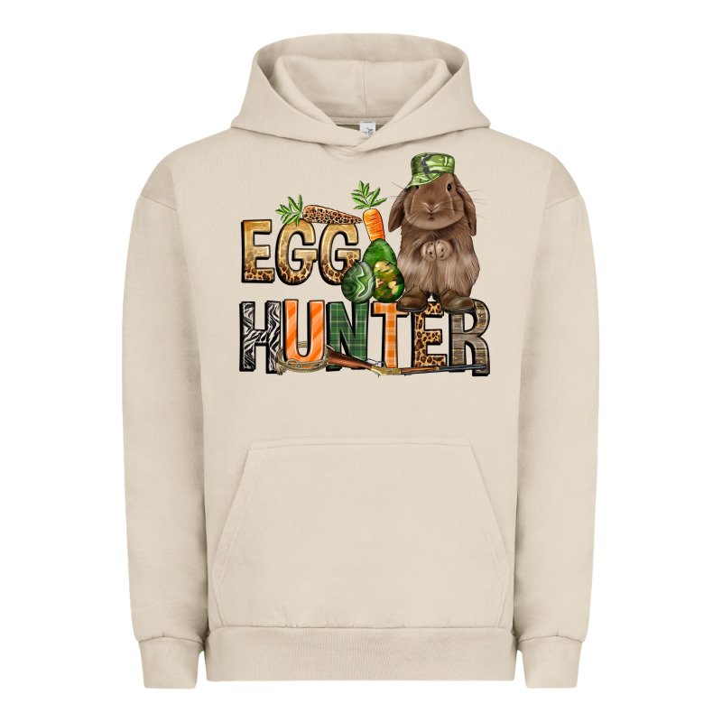 Egg Hunter With Rabbit Easter Day Urban Hoodie by HowdyJamesFarm | Teevron