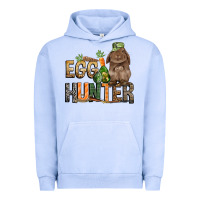 Pigment Grape Ice Egg hunter with rabbit Easter Day Urban Hoodie - HowdyJamesFarm