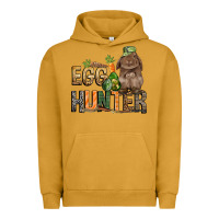 Pigment Peanut Butter Egg hunter with rabbit Easter Day Urban Hoodie - HowdyJamesFarm