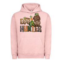 Pigment Salmon Egg hunter with rabbit Easter Day Urban Hoodie - HowdyJamesFarm
