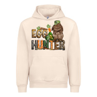 Sandshell Egg hunter with rabbit Easter Day Urban Hoodie - HowdyJamesFarm