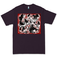 Plum cowhide glitter tooled leather Premium Tee - RanaPortraitStore