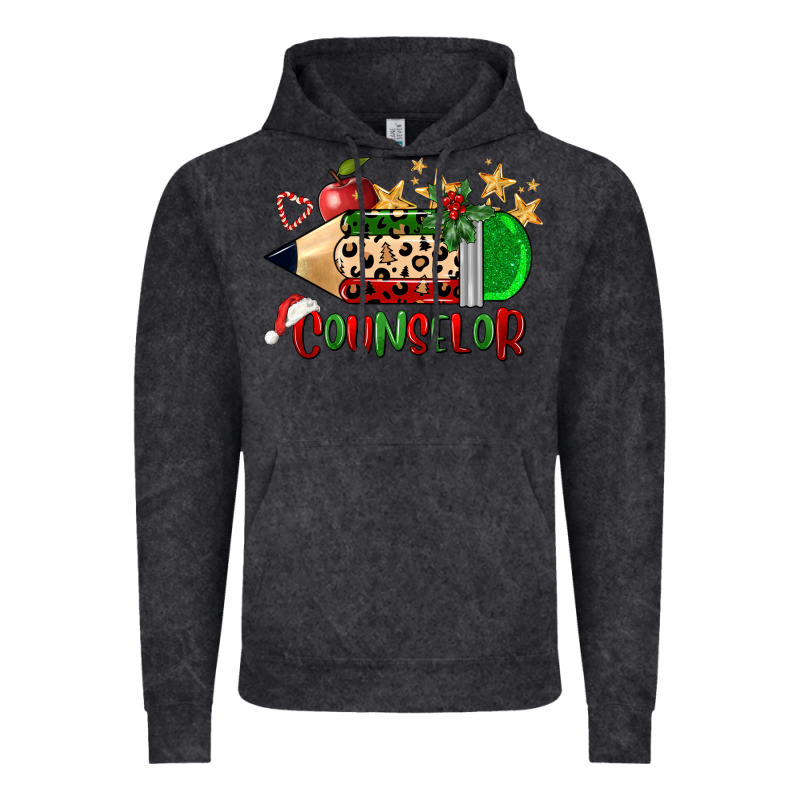 Christmas Counselor Pencil Vintage Hoodie by FaDigitalArtStudio | Teevron