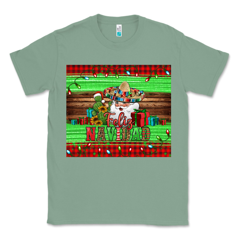 Feliz Navidad Spanish Christmas Santa Tumbler Classic Tee by Jasminsmagicworld | Teevron