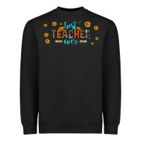 Black best teacher ever 16oz libbey glass Heavyweight Sweatshirt - HRA Design Shop