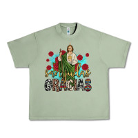 Oil Green san judas gracias Urban Heavy Tee - JahusDesignShop