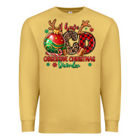 Antique Gold i have ocd obsessive christmas disorder Premium Sweatshirt - MaliasSmallBusiness