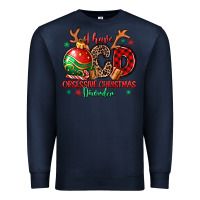 Navy i have ocd obsessive christmas disorder Premium Sweatshirt - MaliasSmallBusiness