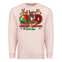 Pale Pink i have ocd obsessive christmas disorder Premium Sweatshirt - MaliasSmallBusiness