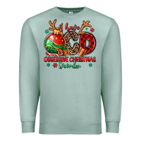 Seafoam i have ocd obsessive christmas disorder Premium Sweatshirt - MaliasSmallBusiness