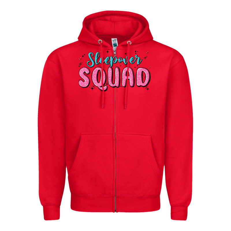 Sleepover Squad Zipper Hoodie by MaliasSmallBusiness | Teevron
