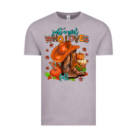 Vintage Zinc jusr a girl who loves fall  cowgirl Vintage Tee - AdoDesignShop