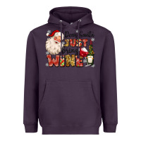 Plum dear santa just bring wine Heavyweight Hoodie - MaliasSmallBusiness
