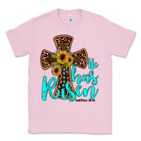 Bubblegum Pink he has risen Classic Tee - JahusDesignShop