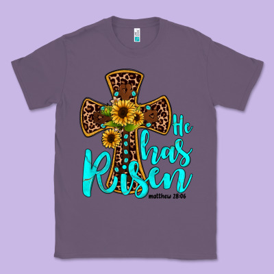 He Has Risen Classic Tee Designed By Jahusdesignshop