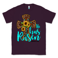 Plum he has risen Classic Tee - JahusDesignShop