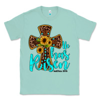 Seafoam he has risen Classic Tee - JahusDesignShop
