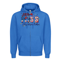 True Royal little miss firecracker Zipper Hoodie - MaliasSmallBusiness