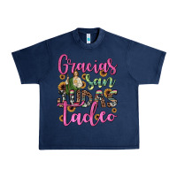 Navy gracias san judas tadeo Urban Heavy Tee - JahusDesignShop