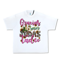 White gracias san judas tadeo Urban Heavy Tee - JahusDesignShop