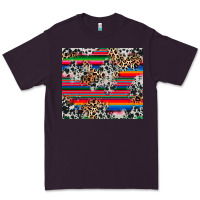 Plum cowhide leopard serape Premium Tee - RanaPortraitStore